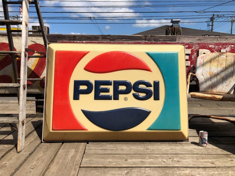 Vintage Pepsi Cola Advertising Light Box Sign Huge ! (M043