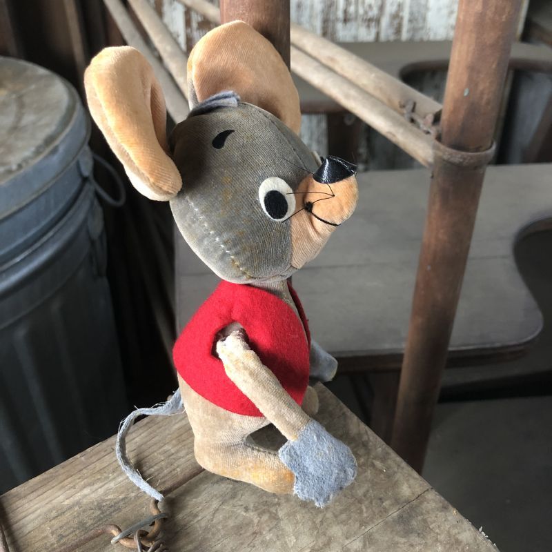 60s Vintage Hanna Barbara PIXY & DIXY Velveteen Stuffed (M869