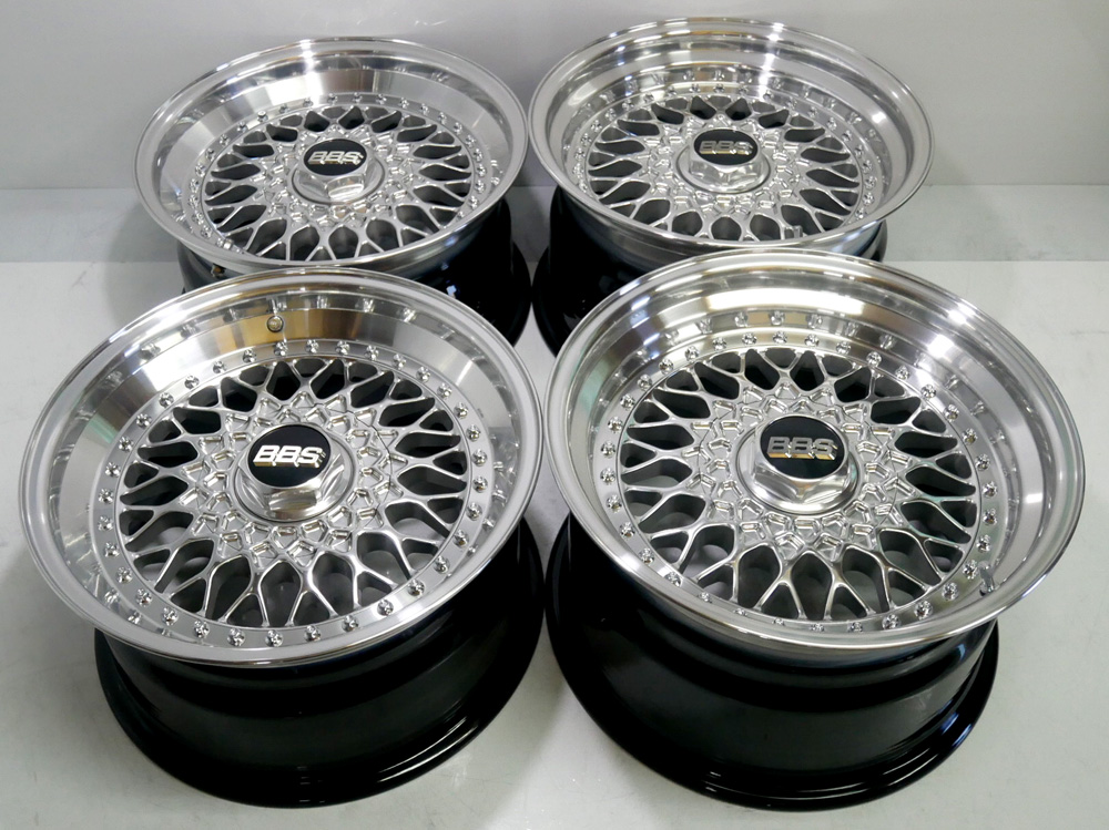 本国ドイツ製BBS－RS16インチ/リム交換バレル研磨フルパウダーコート
