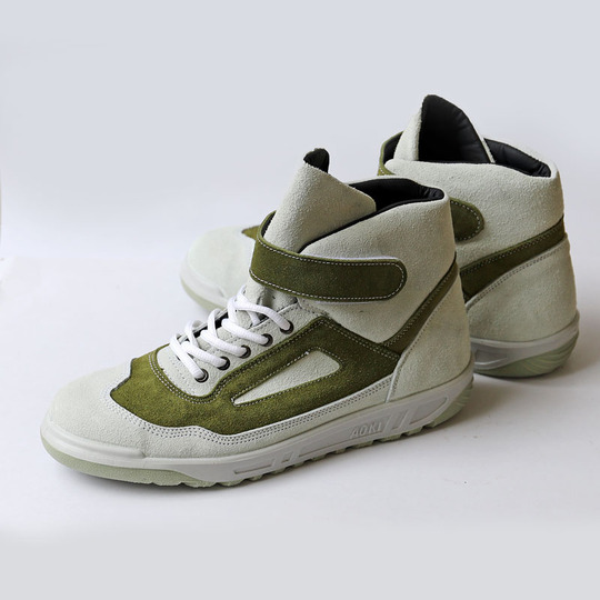 JIS】青木安全靴 ATENEO ZR-21WOG ベロア×ベロア ホワイト×オリーブ