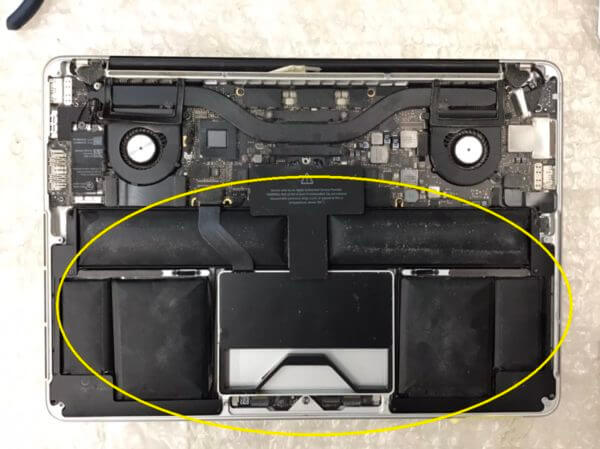 MacBook Pro（Early 2013モデル）の内蔵バッテリートラブルについて
