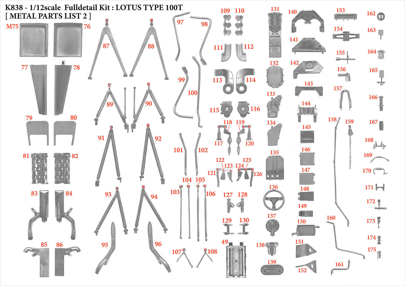 MFH 1/12 ロータス タイプ100T モデルファクトリーヒロ | クアトロ