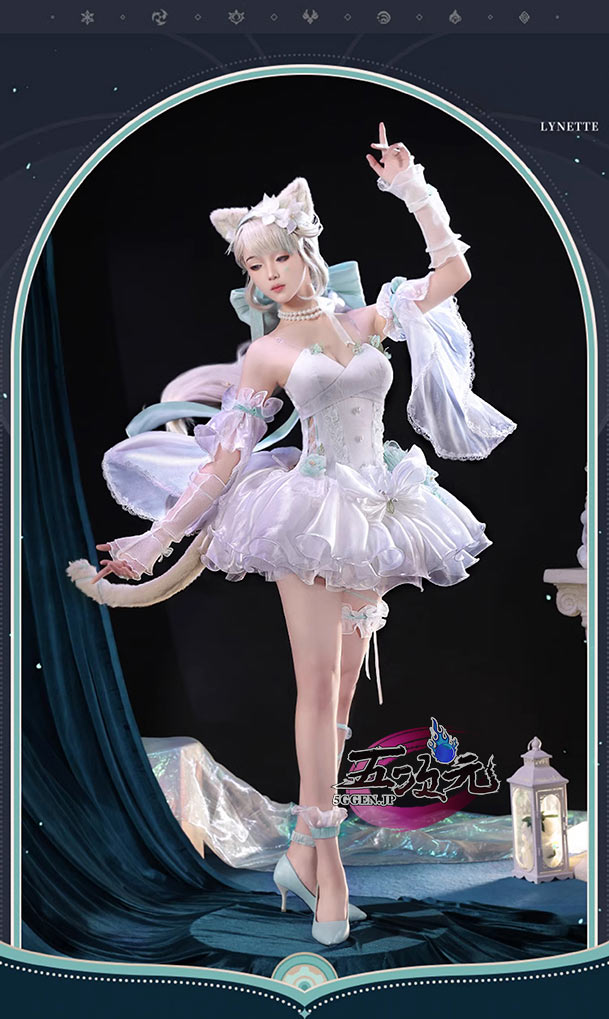 三分妄想 原神 コスプレ リネット 天使の庭 同人衣装