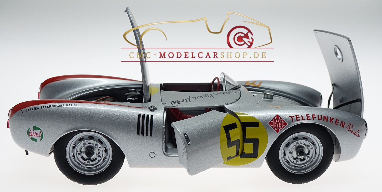Porsche 550 RS Spyder, signed by Hans Herrmann, cmc-modelcarshop