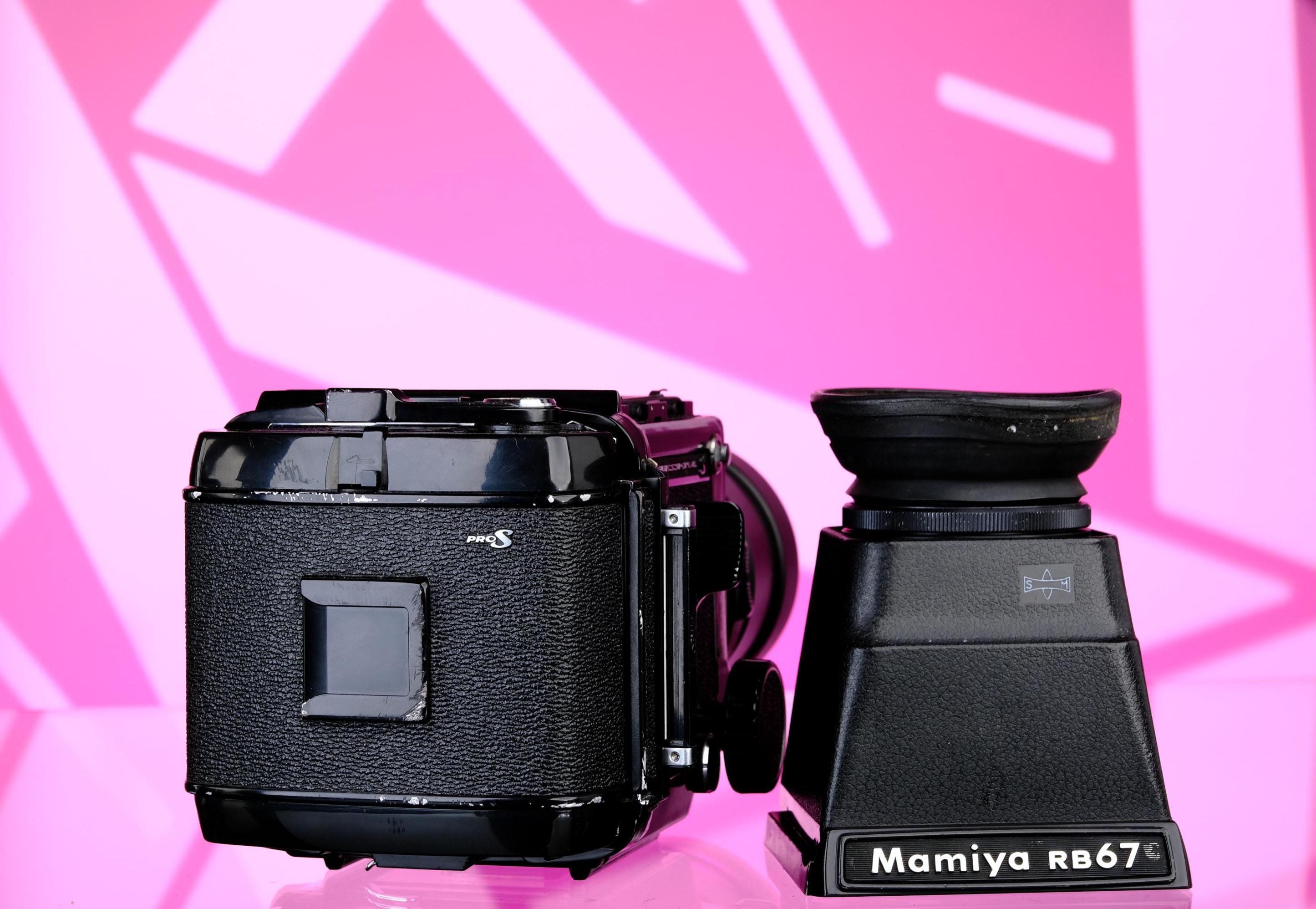 Mamiya RB67 Pro S 6x7 Medium Format SLR w/ 120 back, Chimney