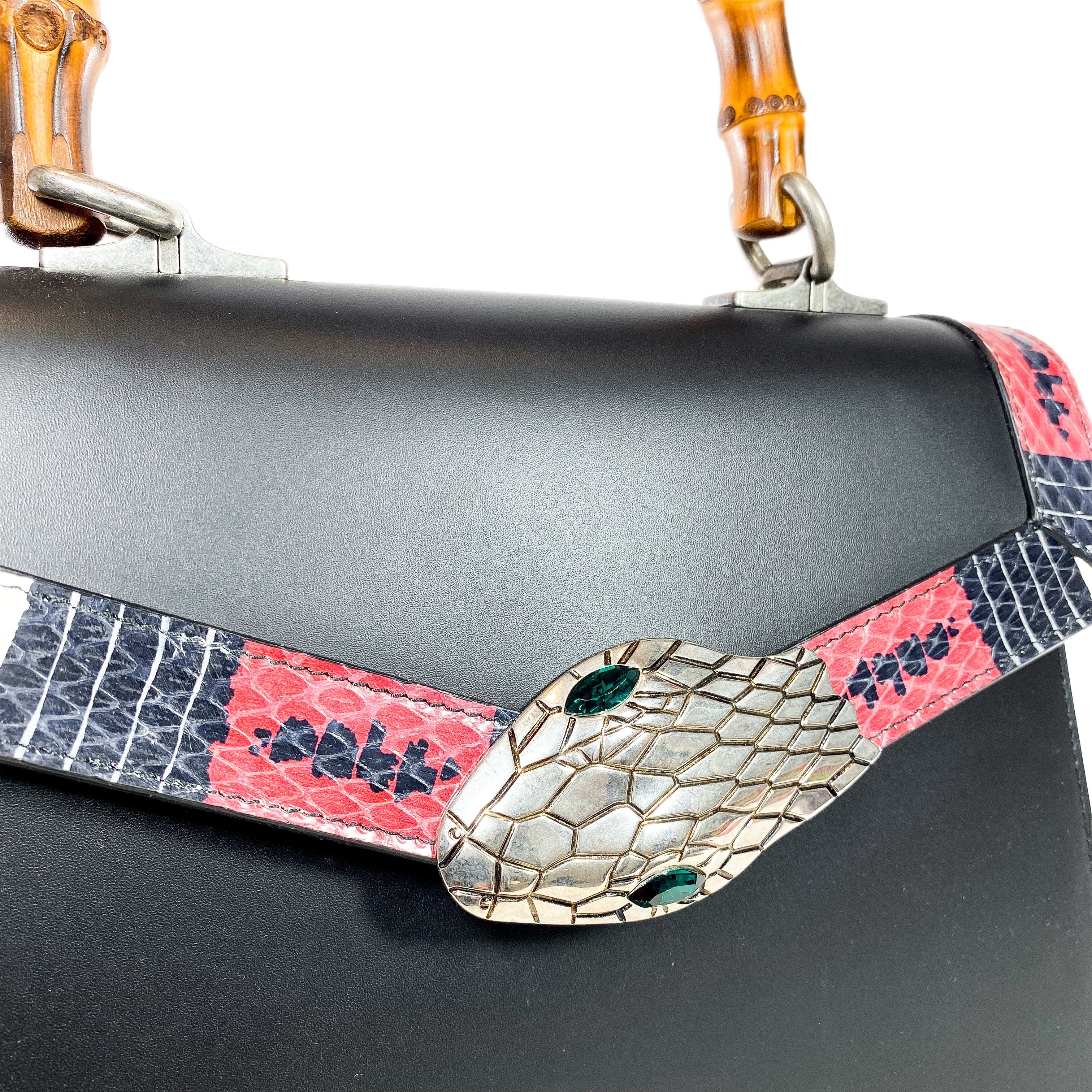 Gucci Black Snakeskin Lilith Top Handle Bag – Consign of the Times ™