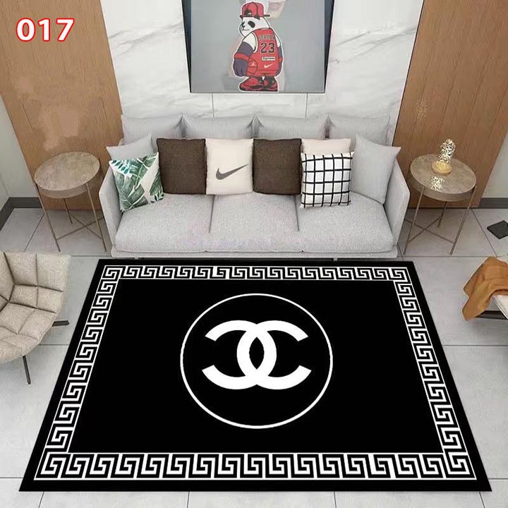 シャネル玄関マットフランネル高品質スポンジ 吸水速乾 ブランド ロゴ