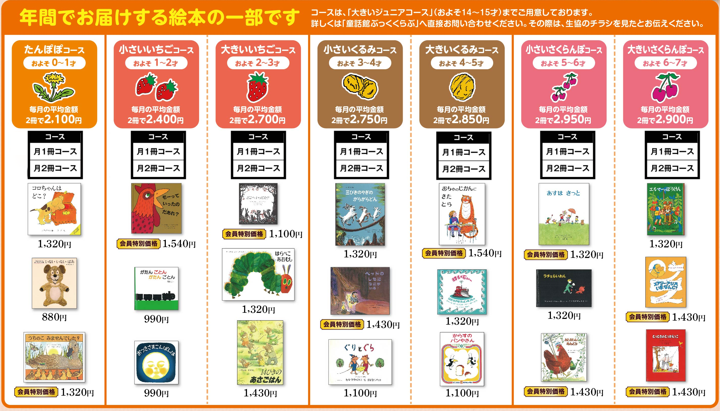 絵本の定期便 童話館 | コープサービス株式会社｜暮らしのことなら