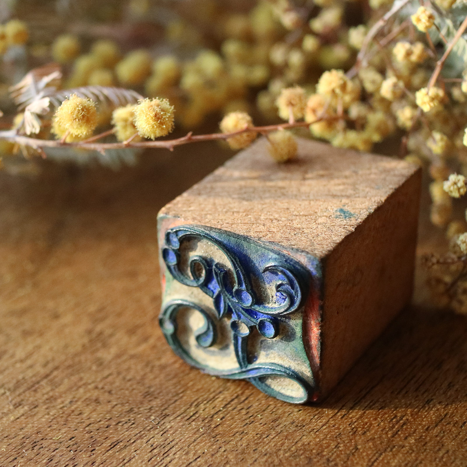 L」アンティークイニシャルスタンプ/フランス | corne/コルネ