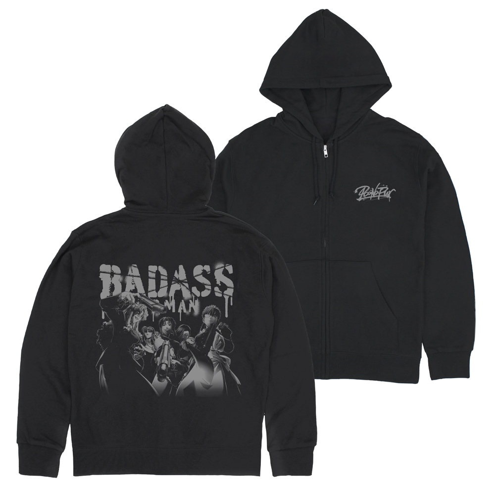 地球で一番おっかない女たちの ジップパーカー [ブラック・ラグーン