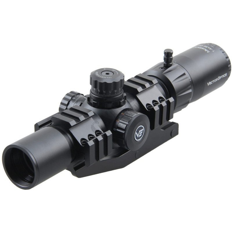 Vector Mustang GEN II 1-4x30 riflescope with Vector Optics mount