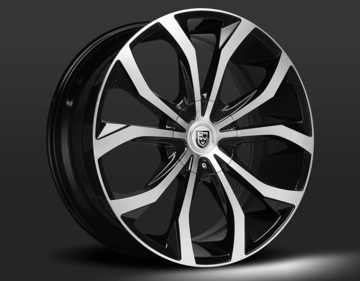 エスカレード ホイール レグザーニ/LEXANI LUST ブラックマシン 24