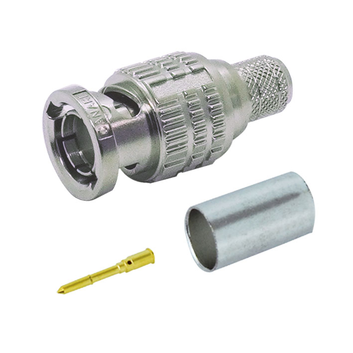75ΩBNC型プラグ [圧着式][ストレート型] | コネクタ | カナレ電気