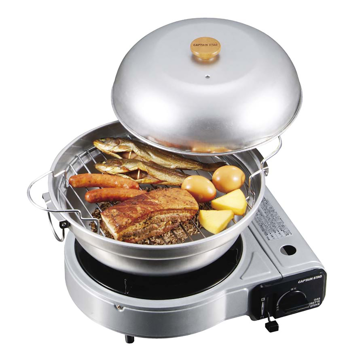 大型 燻製鍋 - アウトドア・キャンプ用品 - キャプテンスタッグ