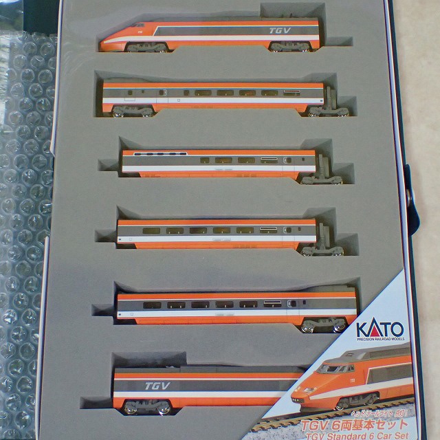 宅配】群馬県伊勢崎市の鉄道模型買取実績｜KATO・Nゲージ TGV基本