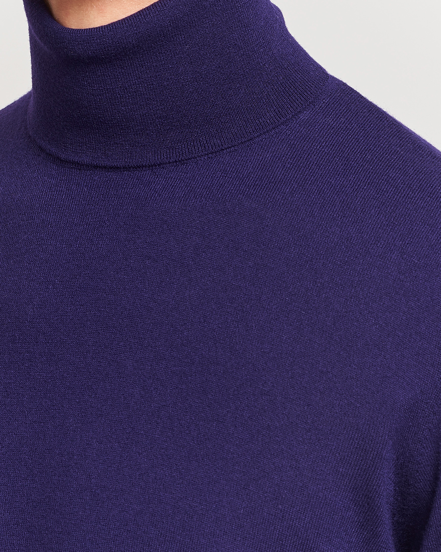 Ralph Lauren Purple Label Cashmere Jersey Rollneck Purple at