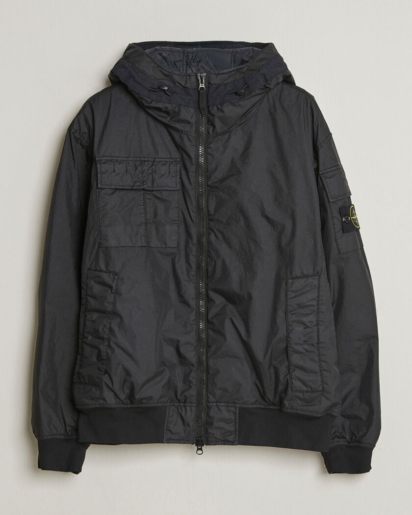 Stone Island Nylon Metal Hooded Jacket Black at CareOfCarl.com