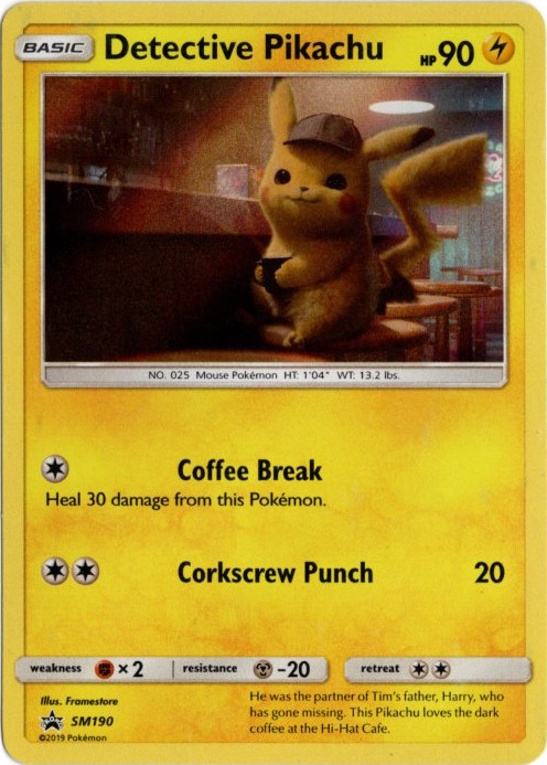 名探偵ピカチュウ 海外版 英語版 プロモ Detective Pikachu - SM190