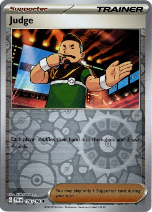 ジャッジマン 海外版 英語版 リバホロ Judge - 176/198 -【Card Chicken】