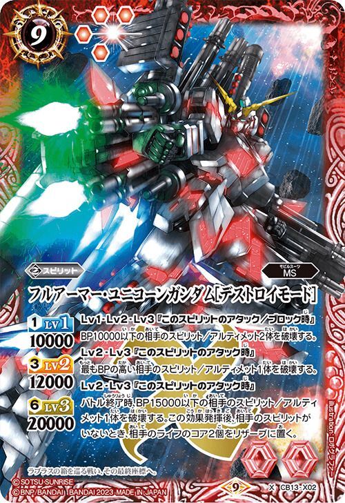 2023/9)フルアーマー・ユニコーンガンダム[デストロイモード](CB27収録