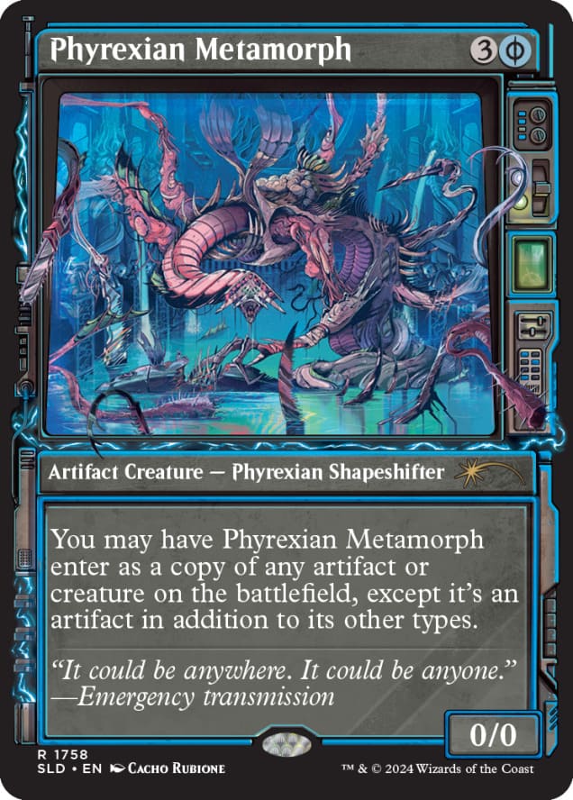 1758)ファイレクシアの変形者/Phyrexian Metamorph《英語》【SLD】