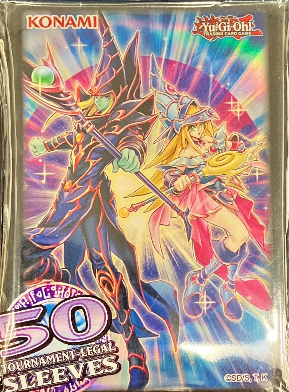 スリーブ『超魔導師ブラックマジシャンズ(海外製)』50枚入り