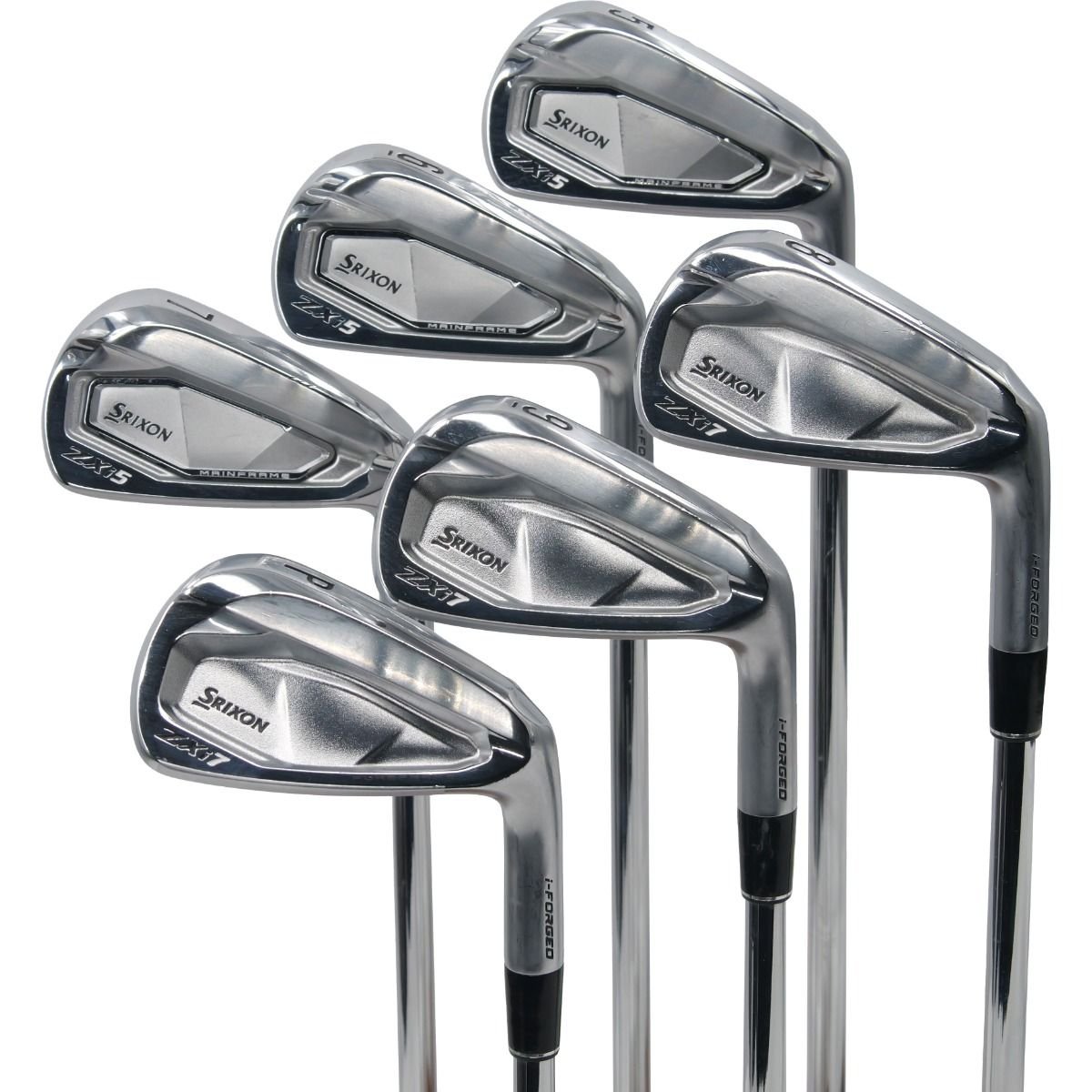 Used Srixon ZXi5 Irons 5 - PW Right Handed Project X LZ 115