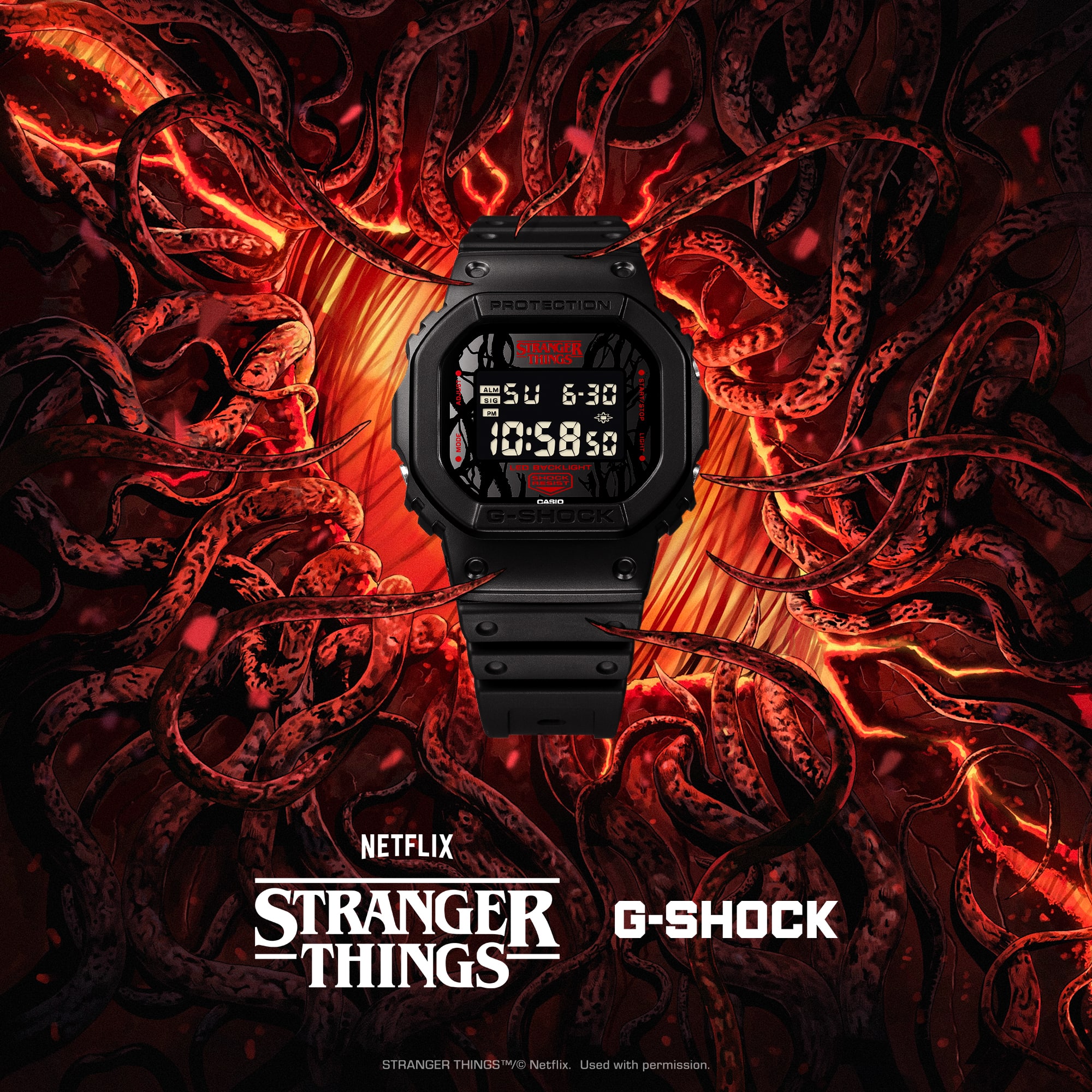 Stranger Things コラボレーションモデル | G-SHOCK 腕時計