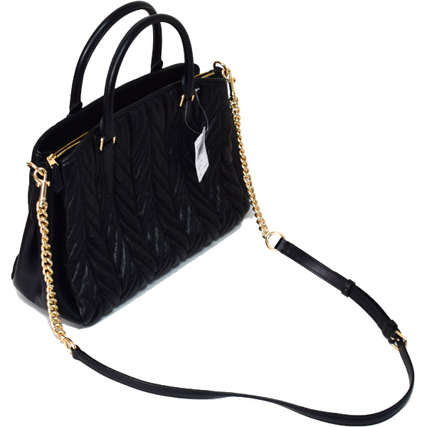 COACH】コーチ キルティング レザー セージ キャリーオール キルテッド