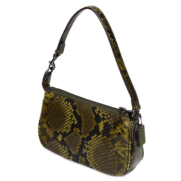 COACH】コーチ バッグ パイソン レザー アニマル スネーク ノリータ 19