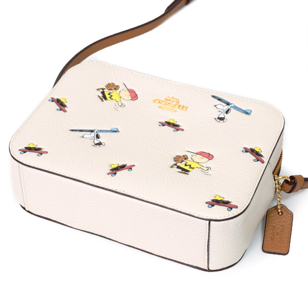 COACH】コーチ レザー ピーナッツ コラボ スヌーピー カメラバッグ