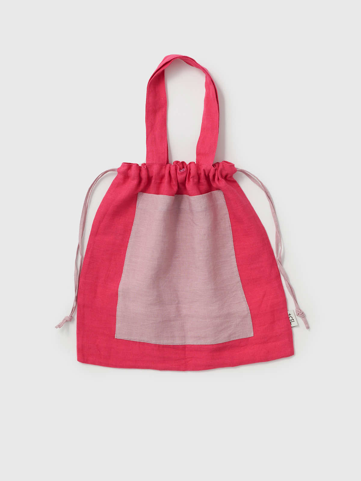 I＆FリネンバッグM グリーン×イエロー | セルホームプロダクツ | ＋CEL