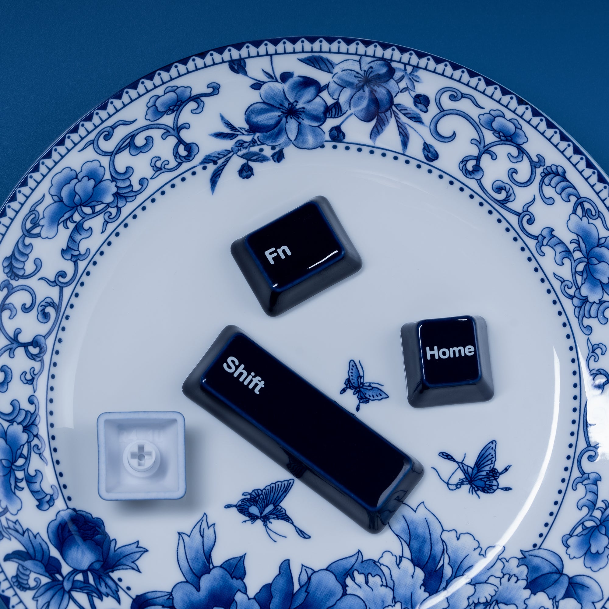 Cerakey Indigo Ceramic Keycaps Set