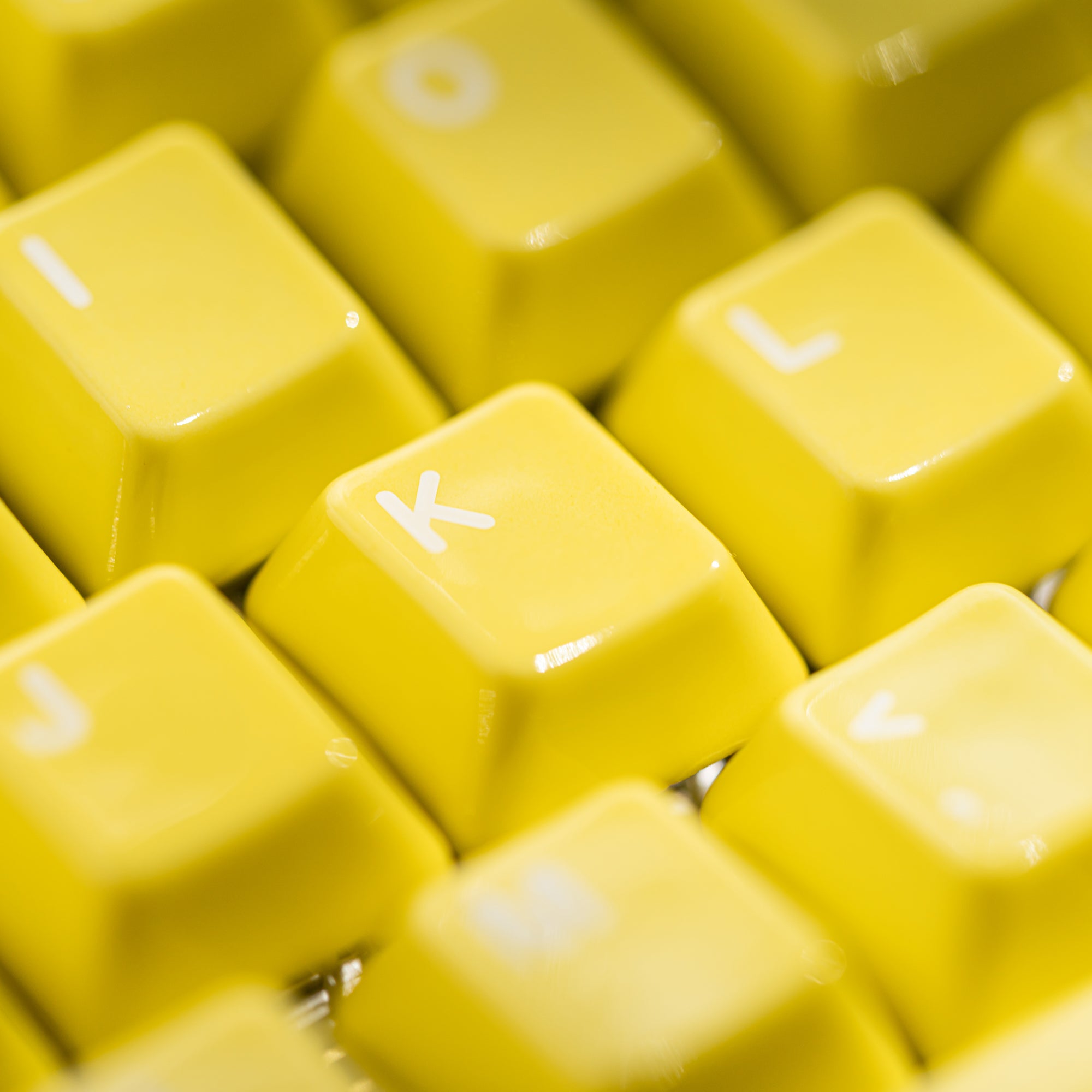 114-Key Yellow Keycaps | CeraKey