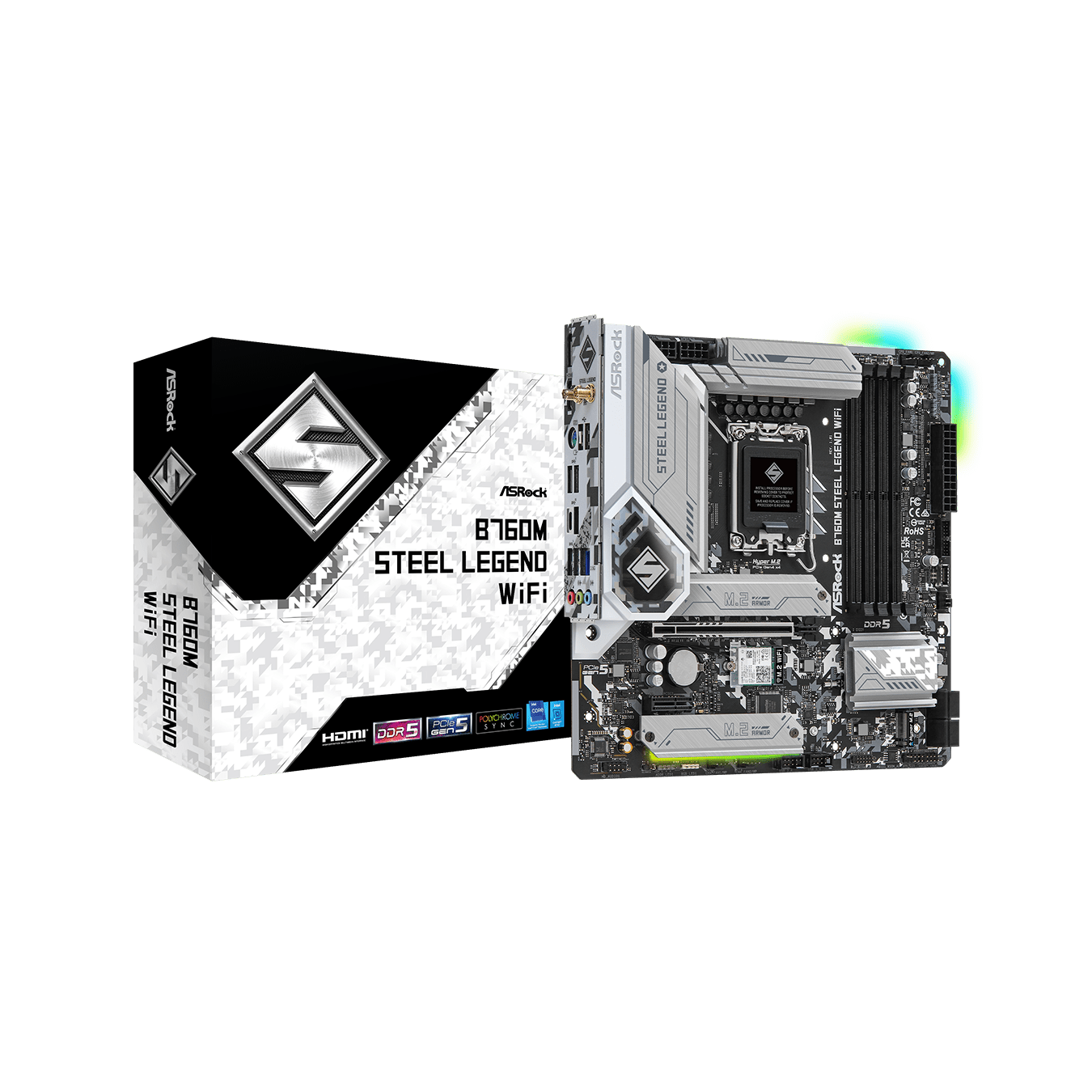 B760M Steel Legend WiFi | ASRock(アスロック) LGA1700 Intel® B760