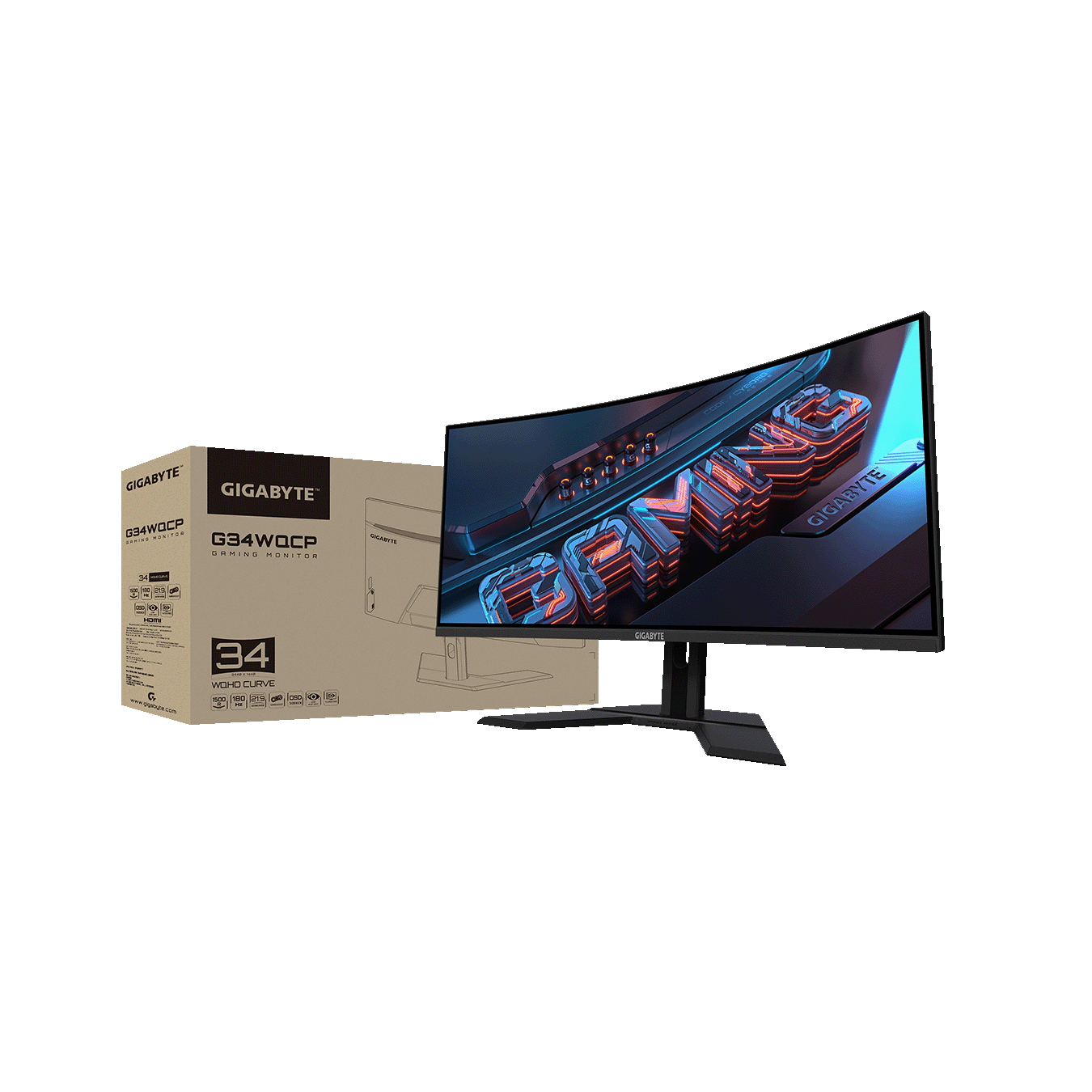 GIGABYTE G34WQCP | GIGABYTE G34WQCP | GIGABYTE(ギガバイト) 34