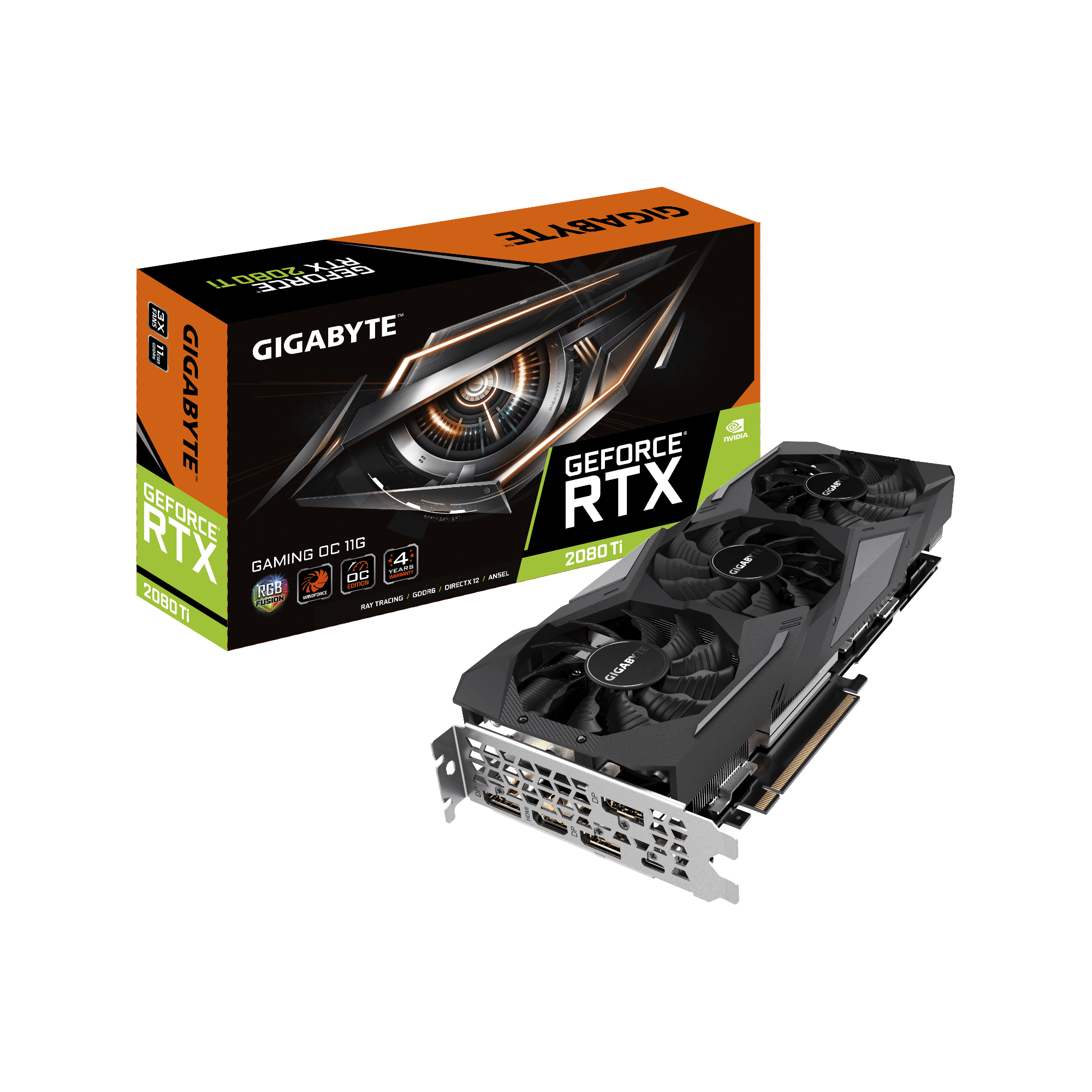 GV-N208TGAMING OC-11GC | GIGABYTE NVIDIA GEFORCE RTX 2080 Ti 搭載