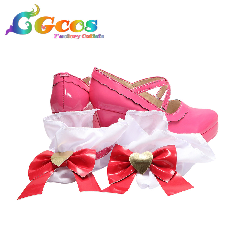 アイカツ! 星宮いちご ピンクステージ コスプレ靴 コスプレブーツ