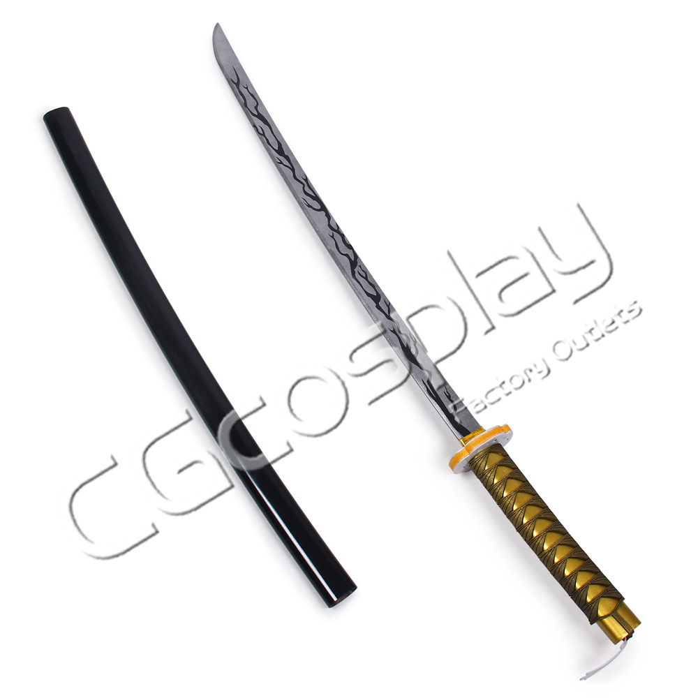 鬼滅の刃 上弦の陸 獪岳 日輪刀 コスプレ道具 コスプレ衣装