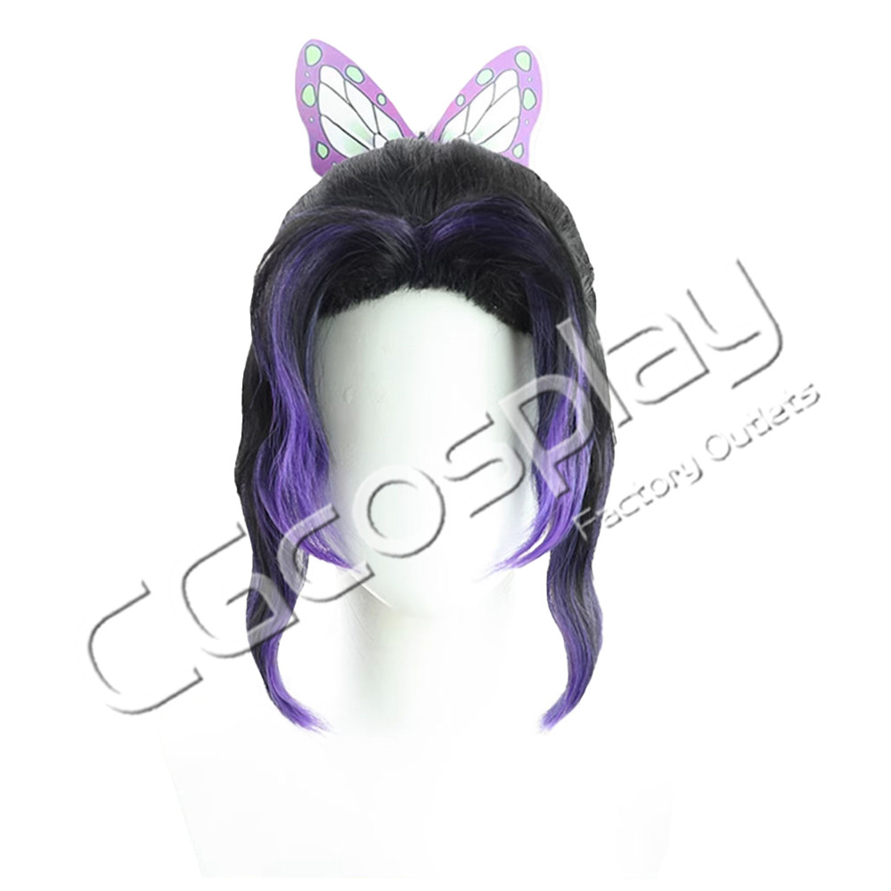 鬼滅の刃 胡蝶しのぶ コスプレウィッグ コスプレ衣装