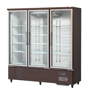 USF-180A3-B(三相200V,木目)|ホシザキリーチイン冷凍ショーケース