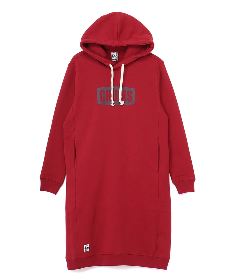 CHUMS Logo Long Parka/チャムスロゴロングパーカー(ワンピース