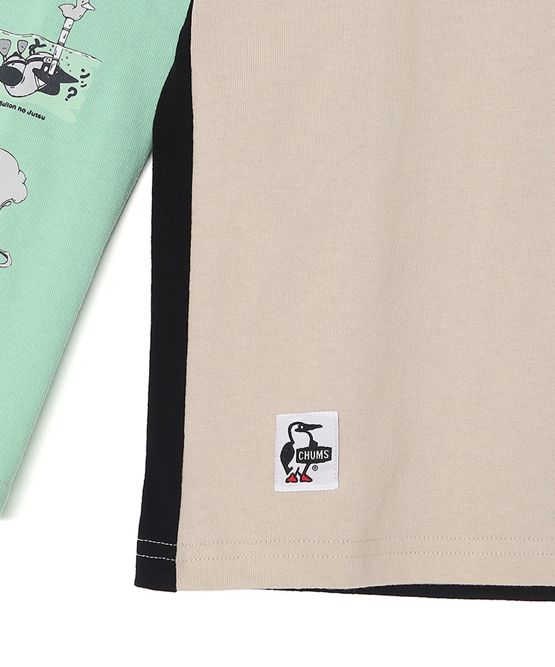 Kids The Ninja Brushed L/S T-Shirt|CHUMS(チャムス)|アウトドア