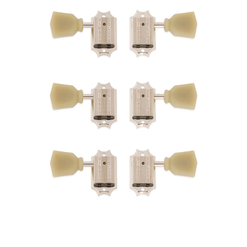 ギブソン Gibson PMMH-010 Deluxe Green Key Tuner Set Vintage Nickel