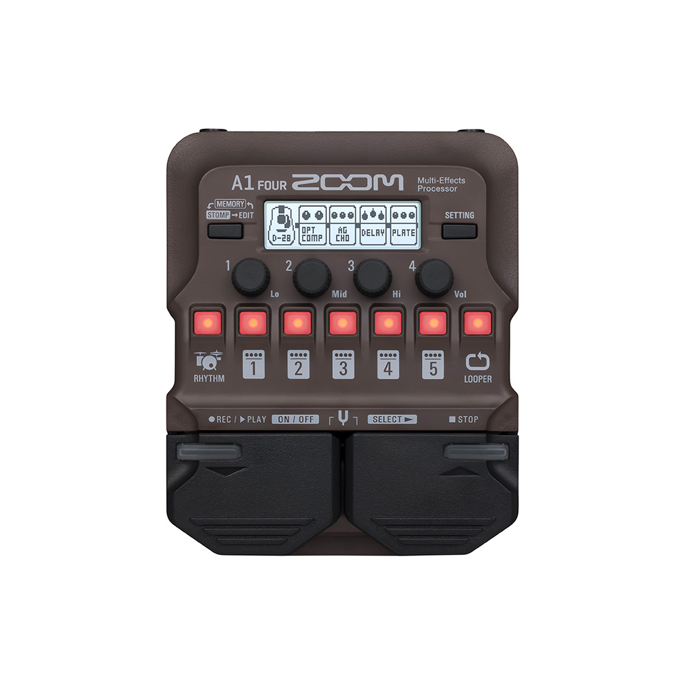 ZOOM A1 FOUR アコースティック楽器用 マルチエフェクター 純正
