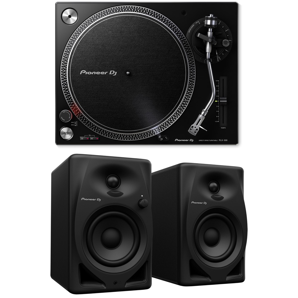 Pioneer DJ PLX-500-K Black ターンテーブル レコードプレーヤー