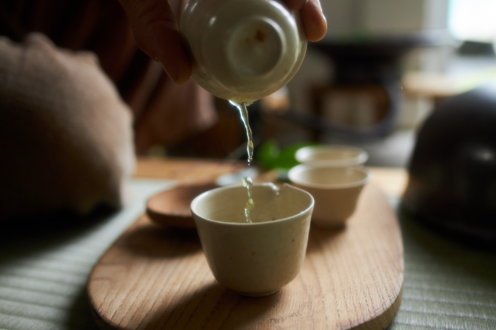 市川孝 焙煎煮茶器 茶器 & 片手鍋 煮茶器 Set直火可 煮茶器・市川孝