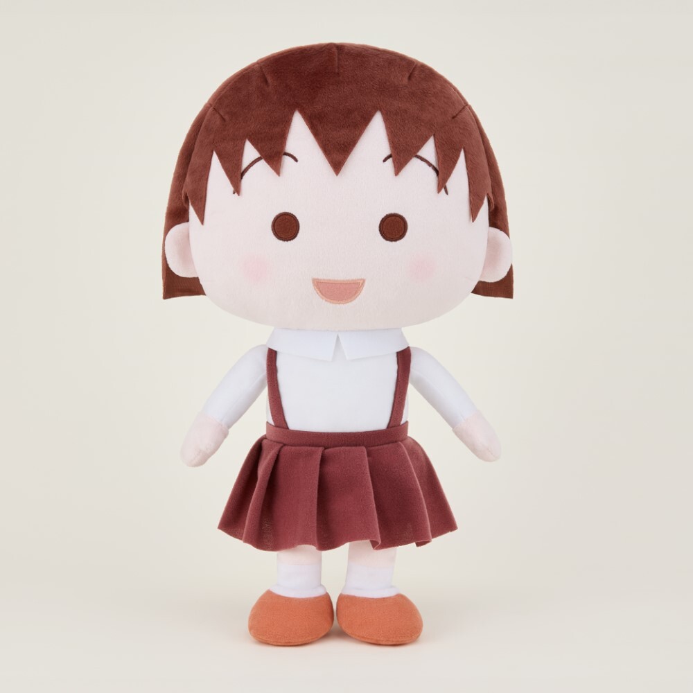 ちびまる子ちゃん ふんわりカラー セピアカラー ぬいぐるみ XL｜グッズ