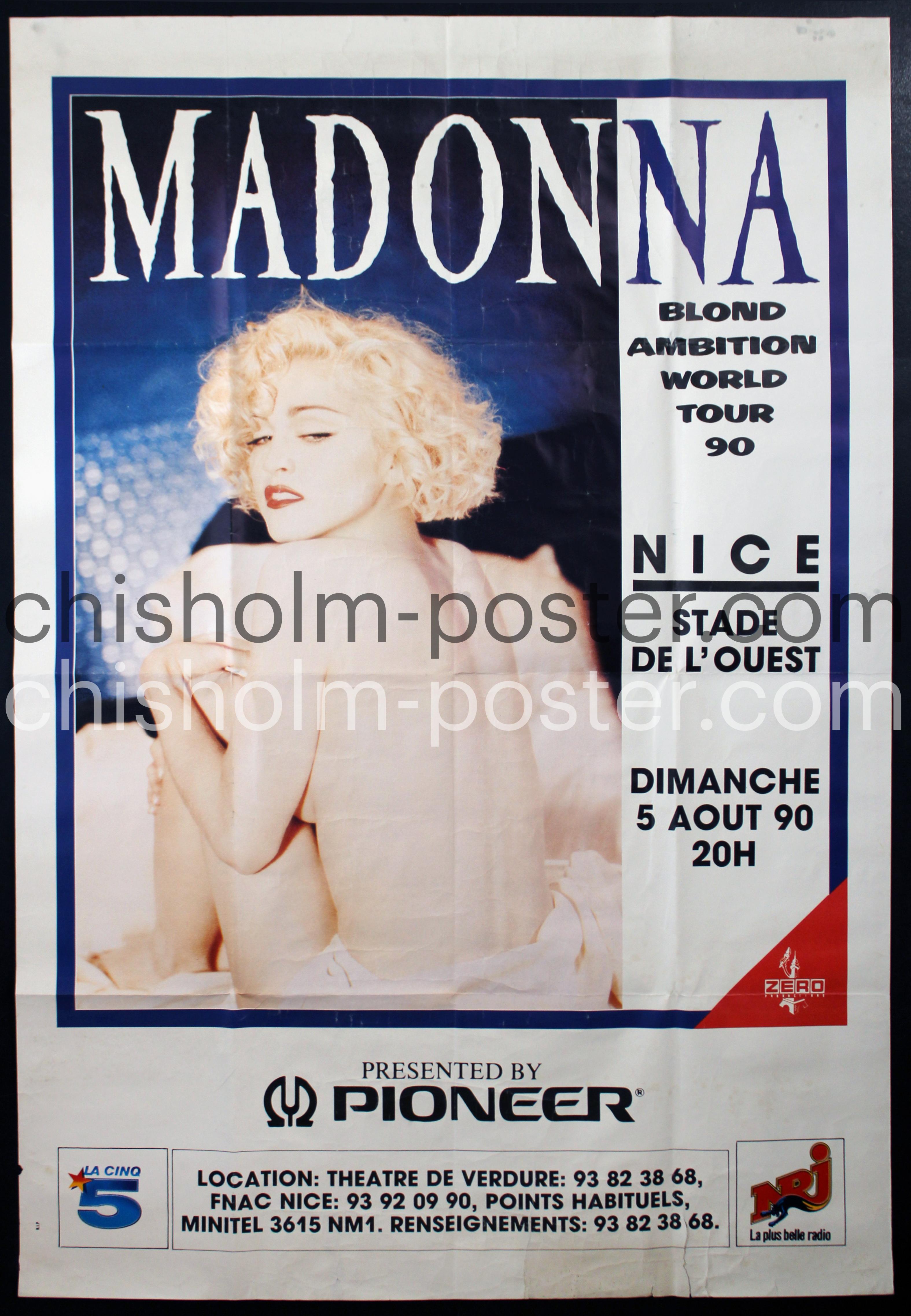 Madonna - Blond Ambition World Tour 90 - Nice - Stade de L'Ouest