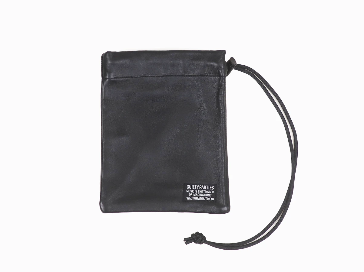 PORTER ワコマリア 巾着 ブラック WACKO MARIA × PORTER 巾着 バッグ